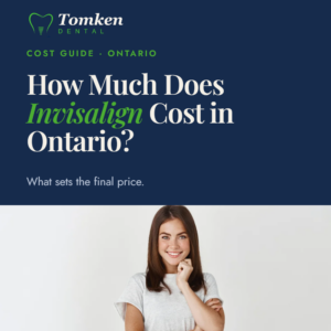 Smiling young woman - Invisalign cost guide for Ontario patients, Tomken Dental