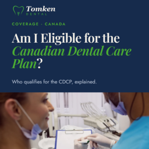 Reception desk at Tomken Dental in Mississauga