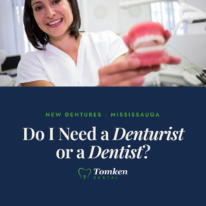 Denture consultation at Tomken Dental in Mississauga