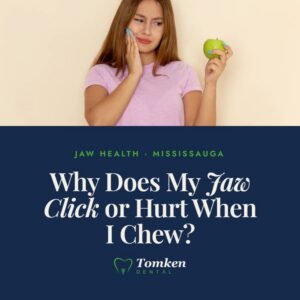 woman having a toothache